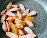 簡単♡ウインナーとゴーヤのカレー炒め作り方4写真