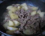 牛バラ薄切り肉と大根の炒め煮✿作り方5写真