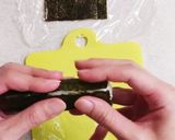 コロンと可愛いトトロ海苔巻き❁*·⑅作り方3写真