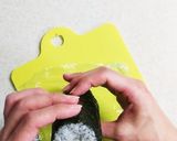 コロンと可愛いトトロ海苔巻き❁*·⑅作り方6写真