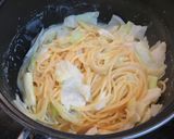 生ハムとキャベツのワンポットパスタ作り方3写真
