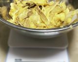 300kcal♡大豆粉と舞茸のお好み焼き作り方5写真