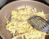 300kcal♡大豆粉と舞茸のお好み焼き作り方6写真
