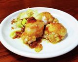若鶏背肉の味噌カレー焼き。作り方7写真