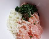 はんぺん入りふんわり鶏つくね☆ポン酢がけ作り方1写真