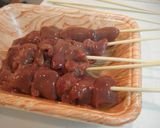 ✿玉ねぎたっぷりのせ！レバーの串焼き✿作り方1写真