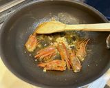 海老のトマトクリームパスタ作り方4写真