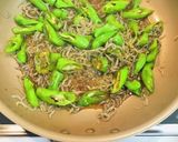 ししとうととジャコの炒め物・炒め煮作り方4写真