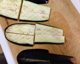 なすのお好み焼き風~温玉添え~作り方1写真