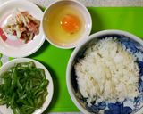 毛ガニの炒飯作り方1写真