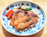 鶏もも肉のしょうが焼き梨ソース仕立て作り方8写真