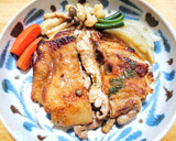 鶏もも肉のしょうが焼き梨ソース仕立て作り方9写真