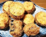 生姜たっぷり♪なすのひき肉はさみ揚げ作り方6写真