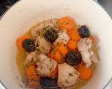 鶏肉と人参、プルーンの白ワイン煮作り方10写真