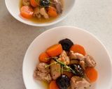 鶏肉と人参、プルーンの白ワイン煮作り方12写真