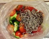 ぶっ叩きキュウリとトマトの塩昆布和え作り方3写真