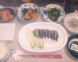鰆のお造りにレモンとミニトマトを添えて！作り方2写真
