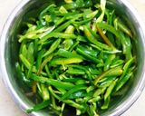 ピーマンの塩昆布炒め作り方1写真