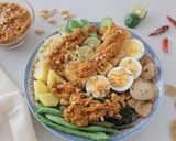 温野菜サラダ、ピーナッツソースがけ作り方6写真