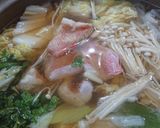 塩と醤油ベースのキンキ鍋作り方5写真
