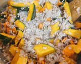 かぼちゃと揚げ茄子のホクホクカレー作り方6写真