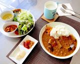 かぼちゃと揚げ茄子のホクホクカレー作り方12写真