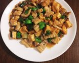 絶品☆豚肉と豆腐の醤油煮込み作り方9写真