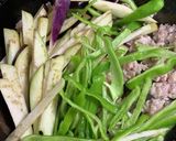 たっぷり野菜と鶏挽肉の春雨ペペロンチーノ作り方4写真