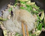 たっぷり野菜と鶏挽肉の春雨ペペロンチーノ作り方5写真