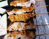 豚ヒレのネギ串と鶏むね肉の塩こうじ串作り方5写真