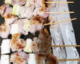 豚ヒレのネギ串と鶏むね肉の塩こうじ串作り方9写真