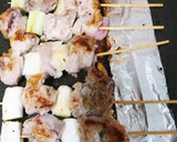 豚ヒレのネギ串と鶏むね肉の塩こうじ串作り方9写真