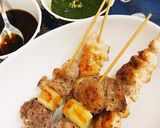 豚ヒレのネギ串と鶏むね肉の塩こうじ串作り方10写真