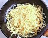 塩ダレ焼きそば温泉卵のせ作り方3写真