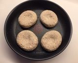 鯖缶豆腐ハンバーグ 麻辣卵黄ダレ作り方4写真