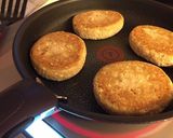 鯖缶豆腐ハンバーグ 麻辣卵黄ダレ作り方6写真