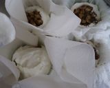 泡雪クリーム～コオロギバナナを包み込んで作り方9写真