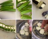 ゴロゴロ夏野菜の　旨トマ　ハンバーグ作り方7写真