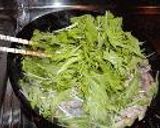 辛味大根と水菜の炒めもの作り方6写真