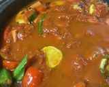 ゴロゴロ夏野菜の　旨トマ　ハンバーグ作り方12写真