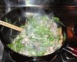 辛味大根と水菜の炒めもの作り方7写真
