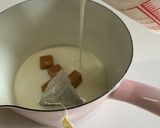 あま〜い香りΨキャラメルミルクティー作り方1写真