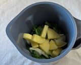 レコルトで！旬を味わう春菊のポタージュ作り方3写真