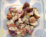 茄子と鯖缶のレンジ蒸し作り方3写真