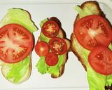 カプレーゼ風サンド♪モツァレラとトマトで作り方6写真