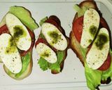 カプレーゼ風サンド♪モツァレラとトマトで作り方9写真