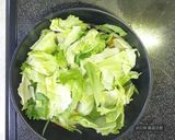 毛ガニとレタスの中華炒め作り方4写真