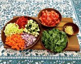 キヌアと野菜のスープ作り方1写真