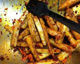 ごぼうの素揚げ辛味和え作り方5写真