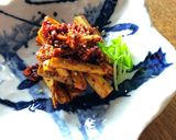 ごぼうの素揚げ辛味和え作り方6写真